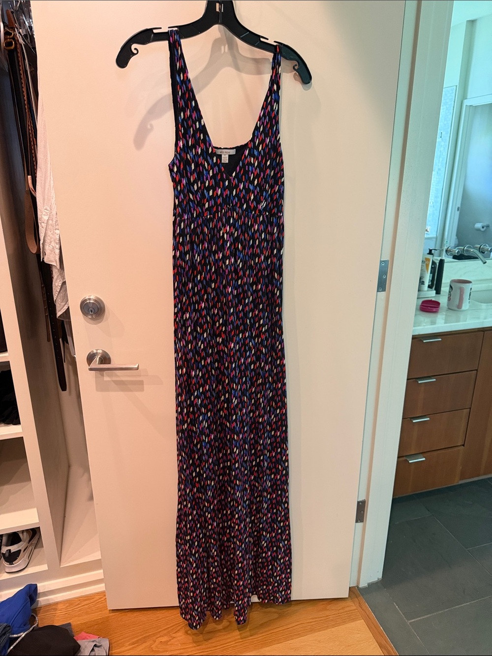 Ella Moss Multi-Color Printed Maxi Dress